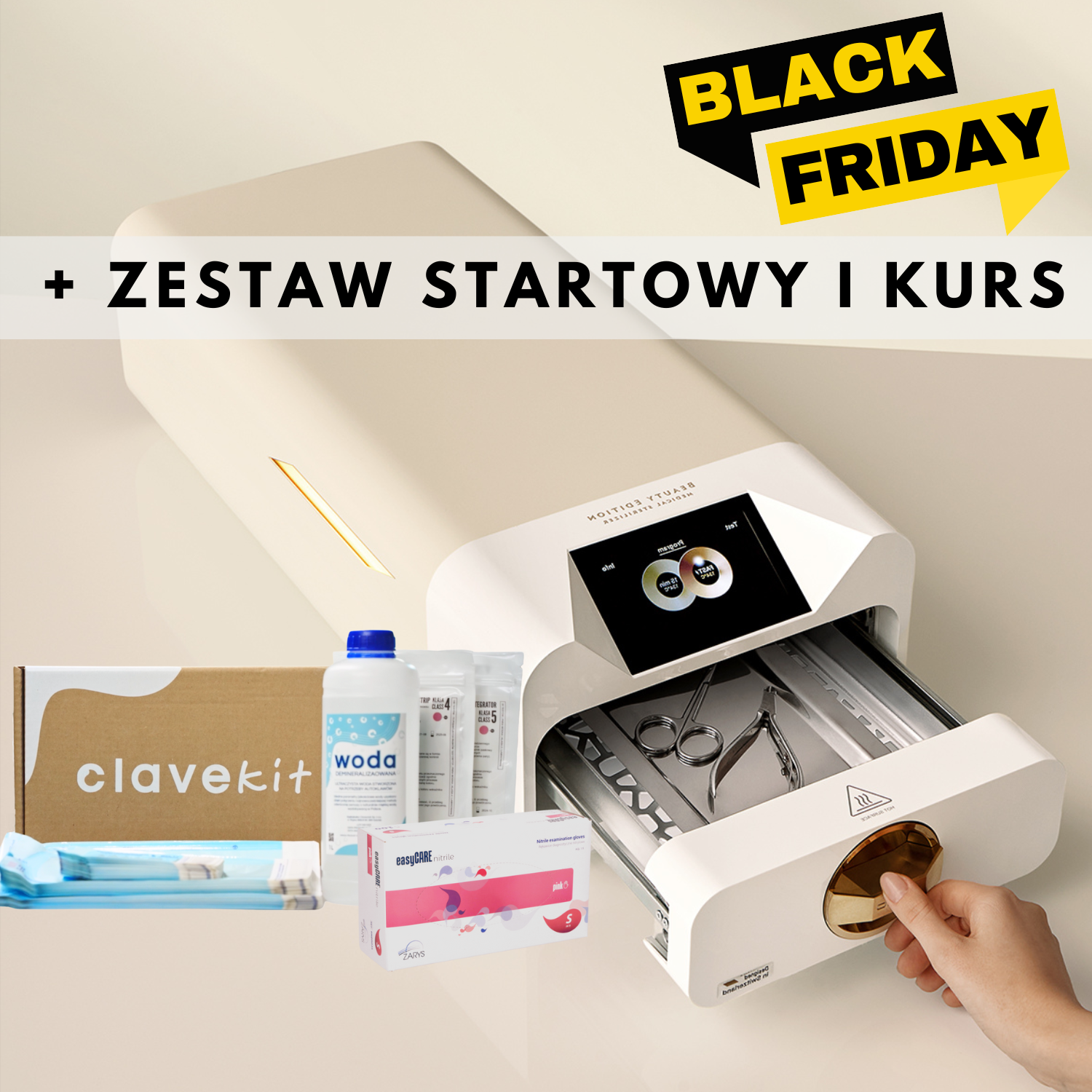 Enbio S Beauty Edition Klasa B – Zestaw kompletny ClaveKit (BUNDLE) by Claveclub + Kurs, Filtr i Paszport