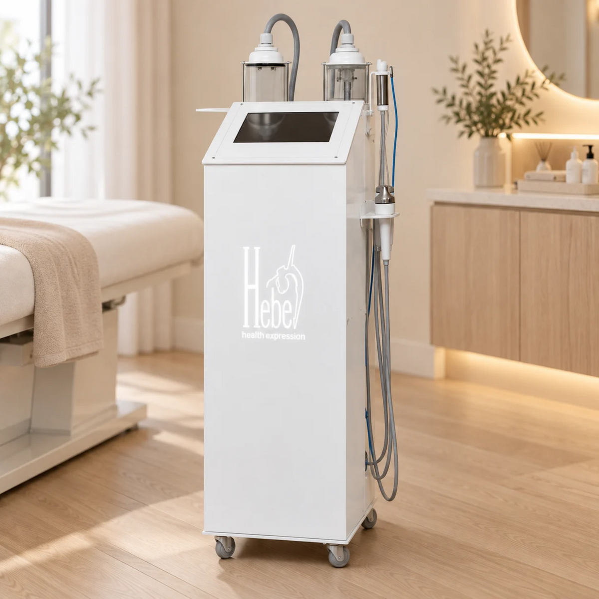 HEBE HYDROGENIUM H2 JET + H2 PEEL oczyszczanie wodorowe