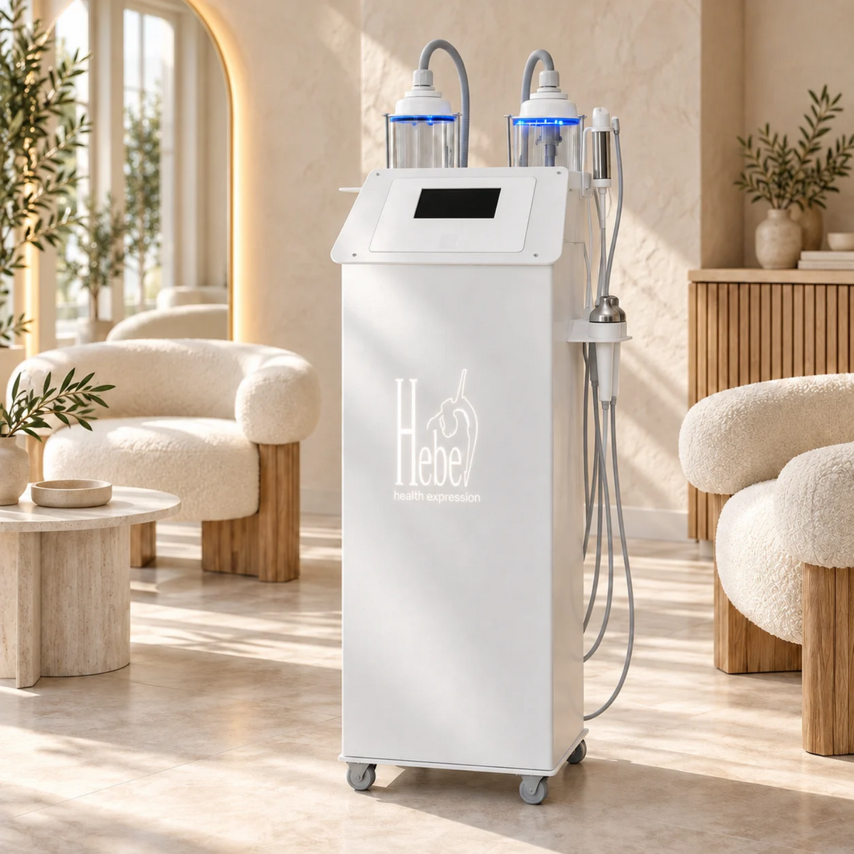 HEBE HYDROGENIUM H2 JET + H2 PEEL oczyszczanie wodorowe