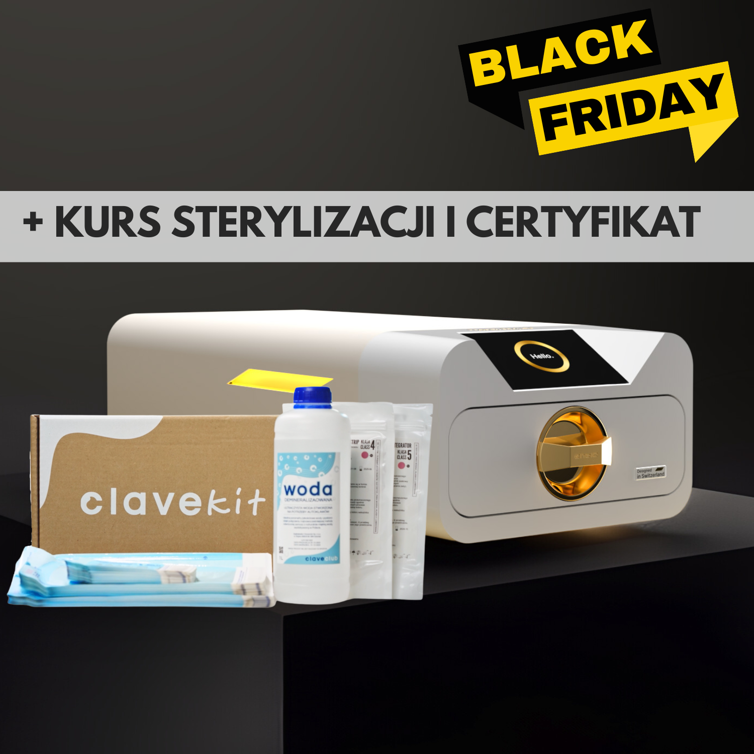 Enbio S Beauty Edition Klasa B – Zestaw Kompletny by Claveclub (BUNDLE) z ClaveKit, kursem, filtrem wody i paszportem