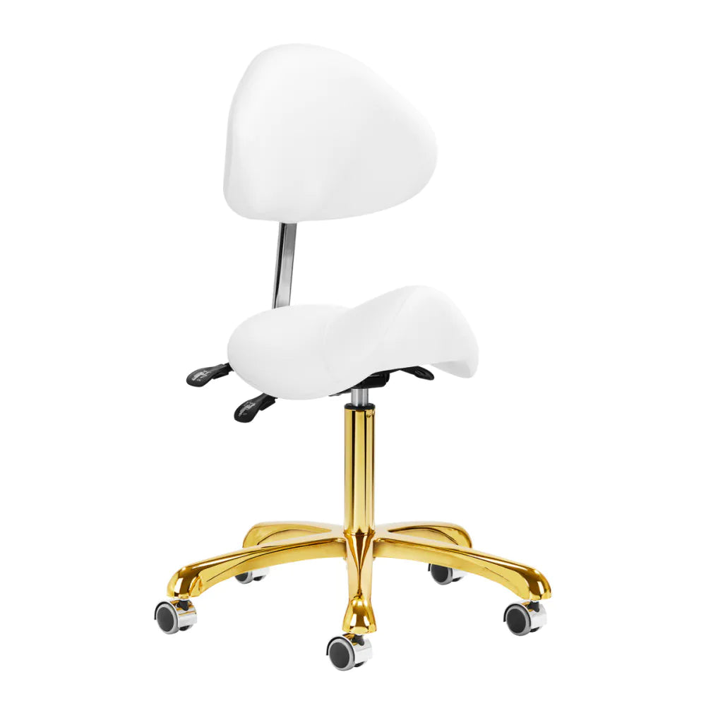 Taboret kosmetyczny 1004 Giovanni złoty