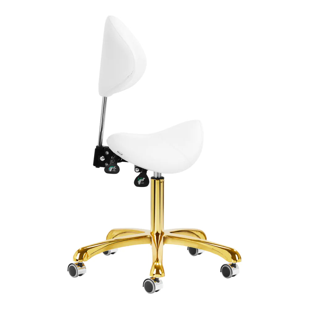 Taboret kosmetyczny 1004 Giovanni złoty