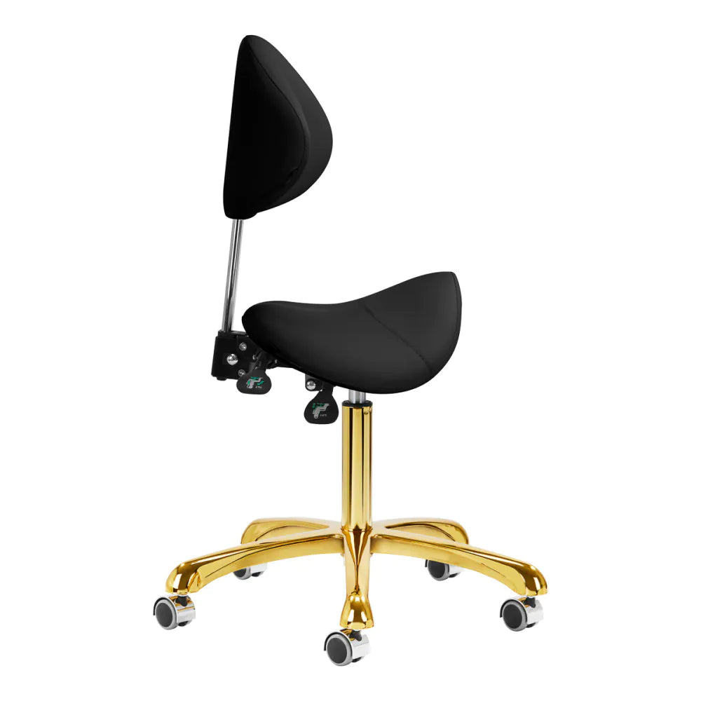 Taboret kosmetyczny 1004 Giovanni złoty