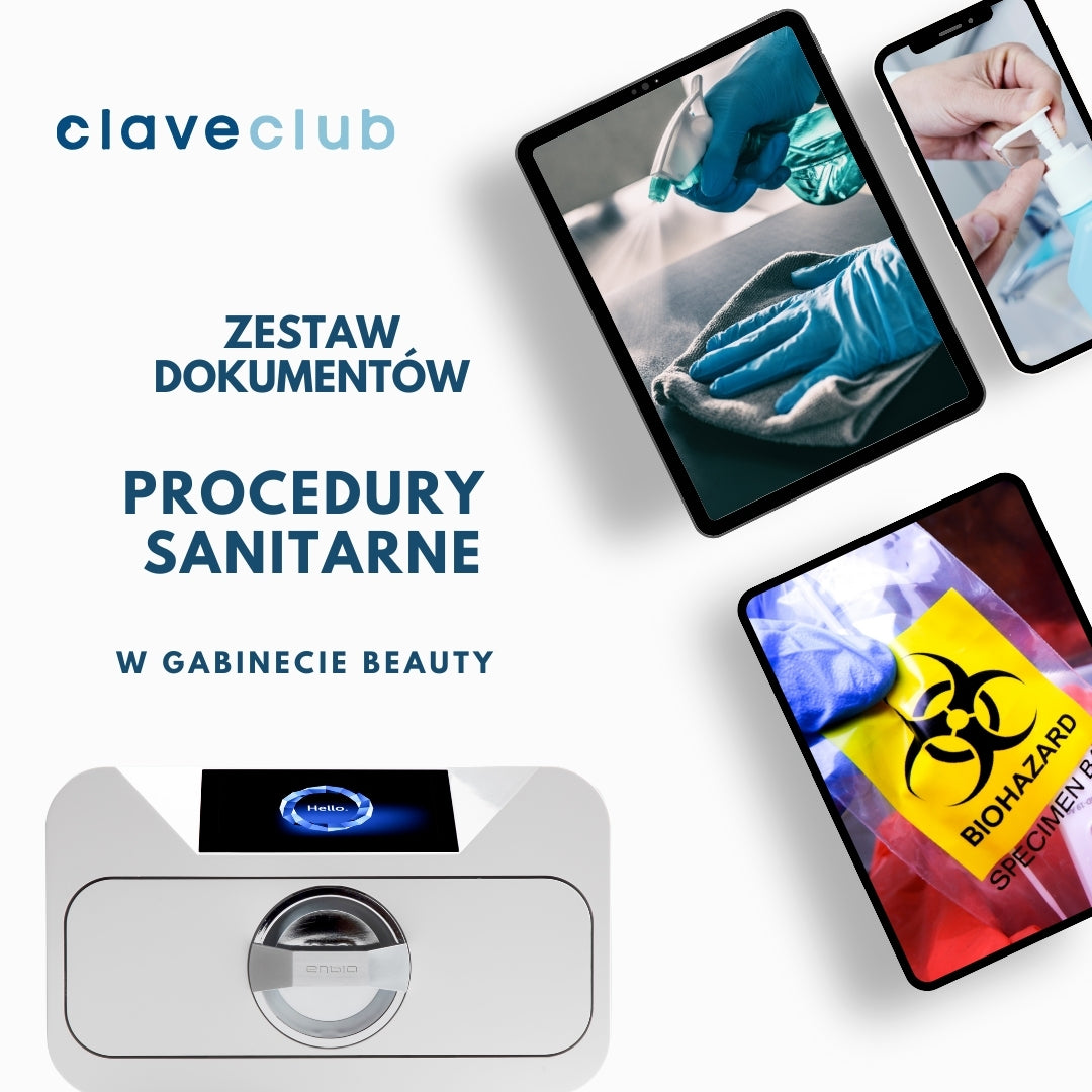 ZESTAW DOKUMENTÓW - Procedury sanitarne w gabinecie beauty