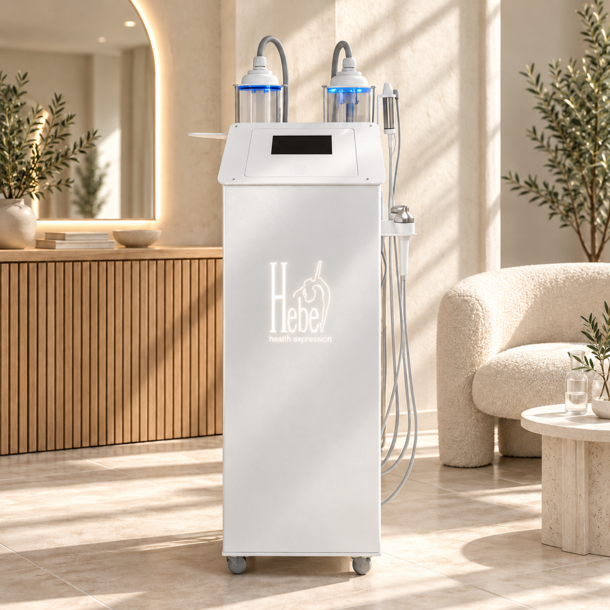 HEBE HYDROGENIUM H2 JET + H2 PEEL oczyszczanie wodorowe